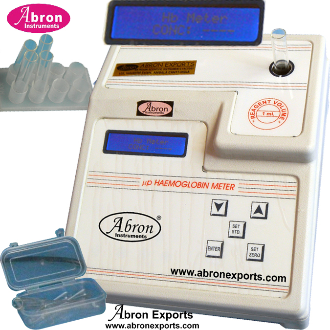 Digital Haemoglobinometer HB Meter Digital Microprocessor with matched test tube Abron AC-309HDA
